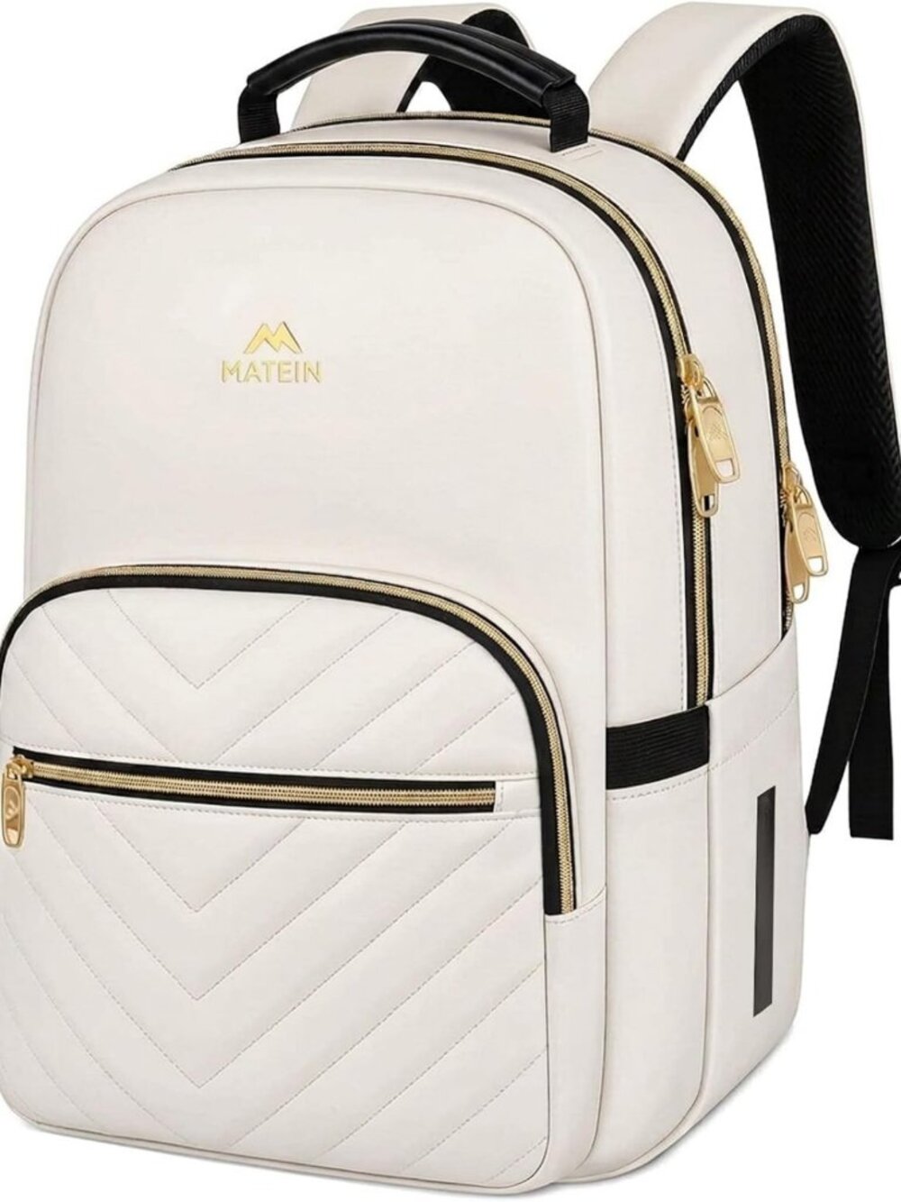 Stylish Anti-Theft Quilted Travel Laptop Backpack for Women - Slim & Functional